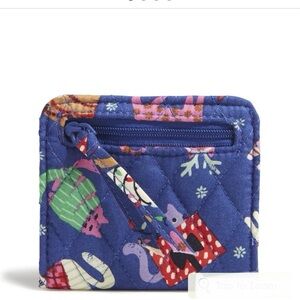 NWT Vera Bradley Small Wallet Catnip Christmas Cat Kitty